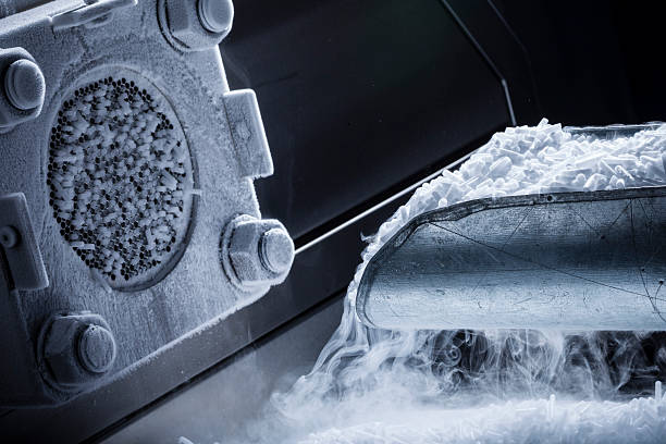 ghiaccio secco machin - ghiaccio secco immagine foto e immagini stock