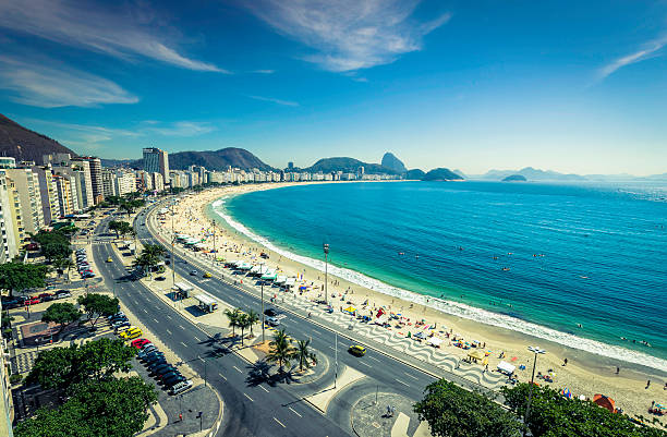 istock Copacabana Beach and Sugar Loaf Mountain in Rio de Janeiro 475211480