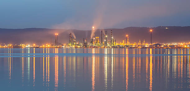 istock Factory fog and smoke 475214110