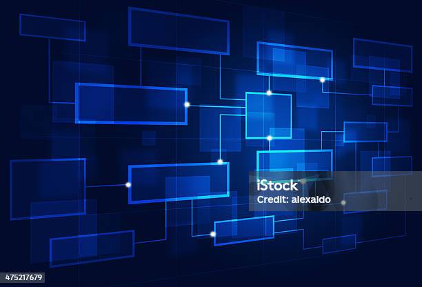 Businessdiagramm Stock Vektor Art und mehr Bilder von Abstrakt - Abstrakt, Bildhintergrund, Blau