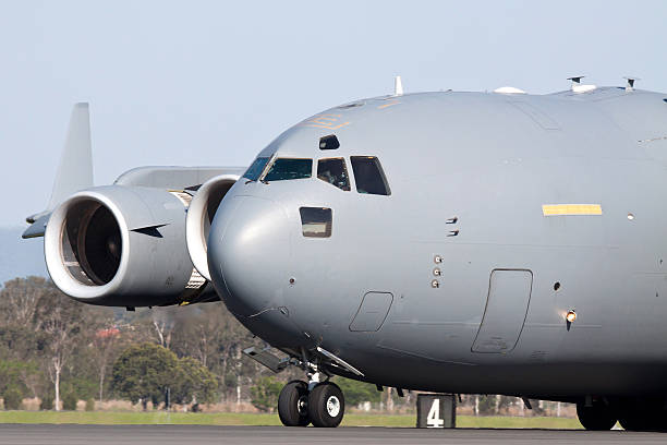 istock Military Transport airplane 475218780