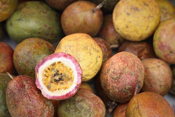 istock fresh passion fruit on a table at the market 475218994