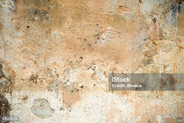 Old Grunge Wall Texture Stock Photo - Download Image Now - Backgrounds, Brown, City