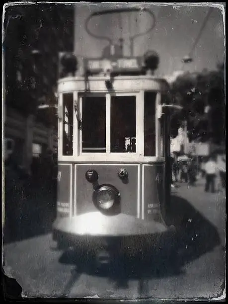 Historic Tram on Istiklal Avenue