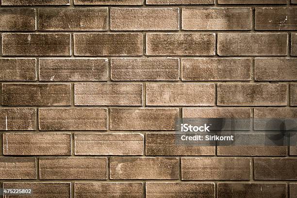 Background Of Brick Wall Texture Stock Photo - Download Image Now - 2015, Aging Process, Antique