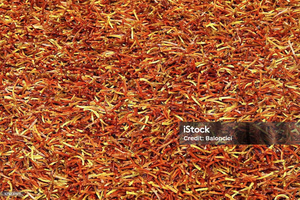 Carpet orange Modern design of carpet with strings orange. Backgrounds Stock Photo