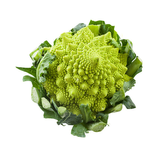 roman couve-flor - romanesco broccoli - fotografias e filmes do acervo