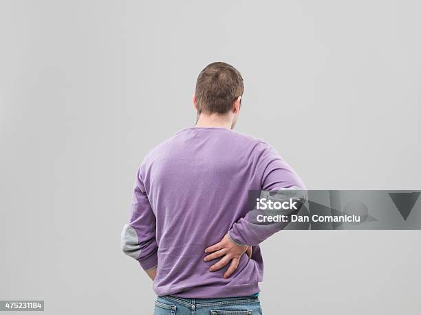 Back Pain Stock Photo - Download Image Now - 2015, Adult, Backache