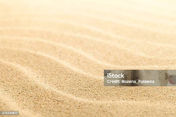 Sand Background Stock Photo - Download Image Now - Backgrounds, Barren, Beach