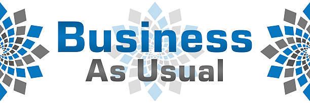 istock Business As Usual Blue Grey Banner 475233306