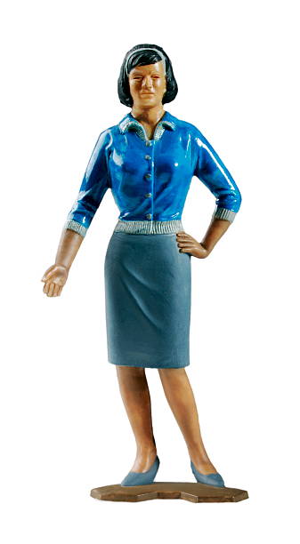 Woman Wearing Blue Top and Grey Skirt http://csaimages.com/images/istockprofile/csa_vector_dsp.jpg figurine stock pictures, royalty-free photos & images