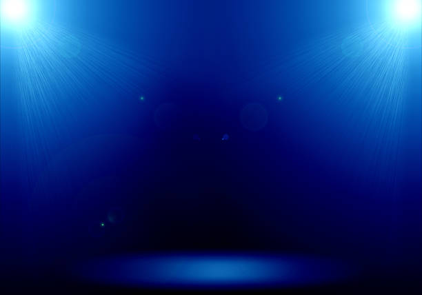istock Abstract image of blue lighting flare. 475237038