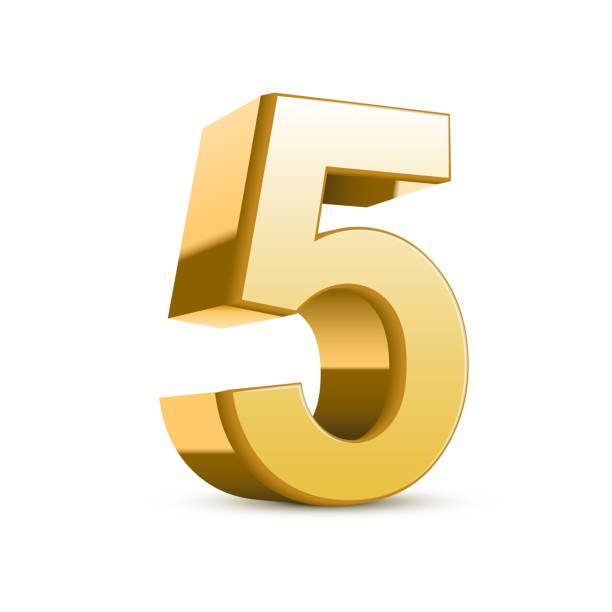 Numeros 5 De Oro Vectores Libres de Derechos - iStock Numeros 5 De Oro Vectores Libres de Derechos - iStock