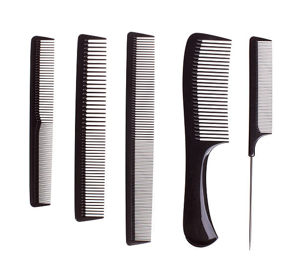 istock Professional hairdresser tools isolated on white - Stock image 475240242