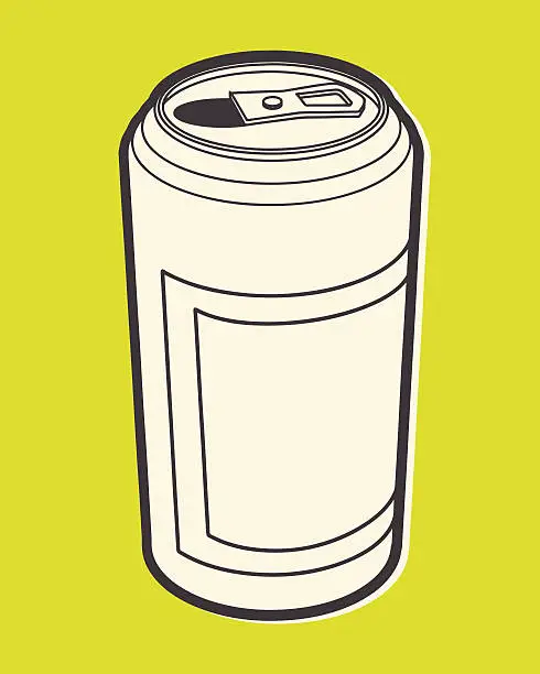 Vector illustration of Beverage Can