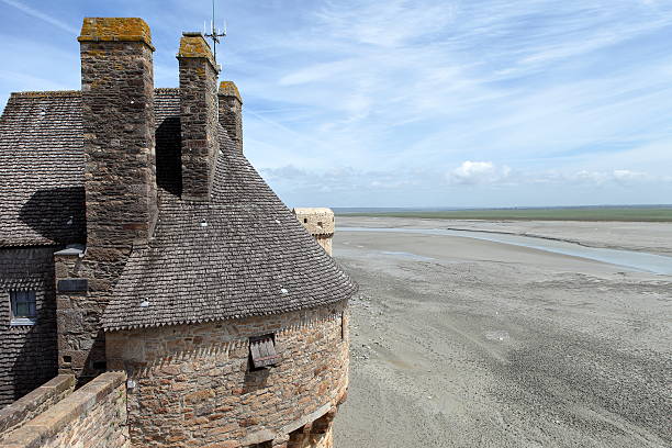 istock Fortification at Mont Saint-Michel, France 475242602
