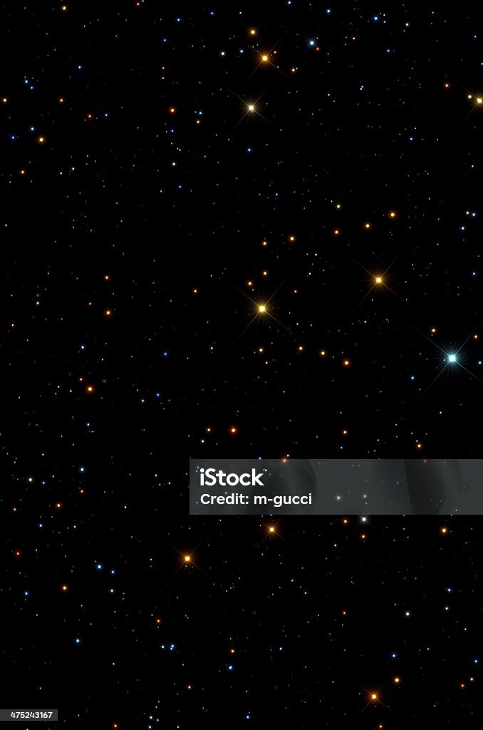 Bunte Star Field - Lizenzfrei Asteroid Stock-Foto