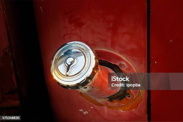 Refuel Antique Car Vintage Rusty Truck Car Stock Photo - Download Image Now - 1960-1969, 2015, 50-59 Years