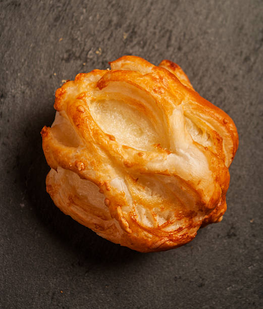 istock Bread Roll with cottage cheese filling and coffe 475251480