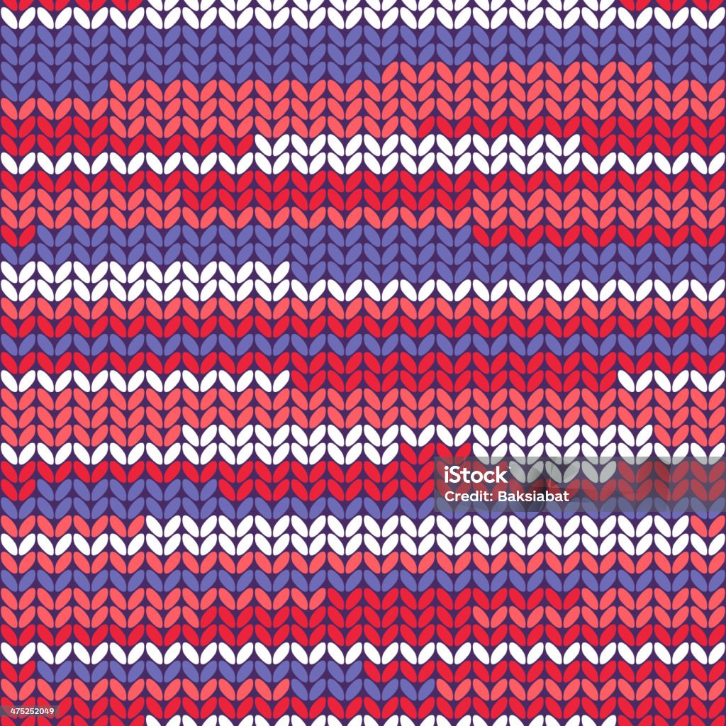 Illustration de motif sans couture tricot. - clipart vectoriel de Abstrait libre de droits