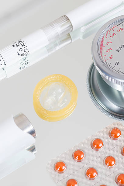 istock Insulin pen, asthma spary, condom, causes for impotence 475252602