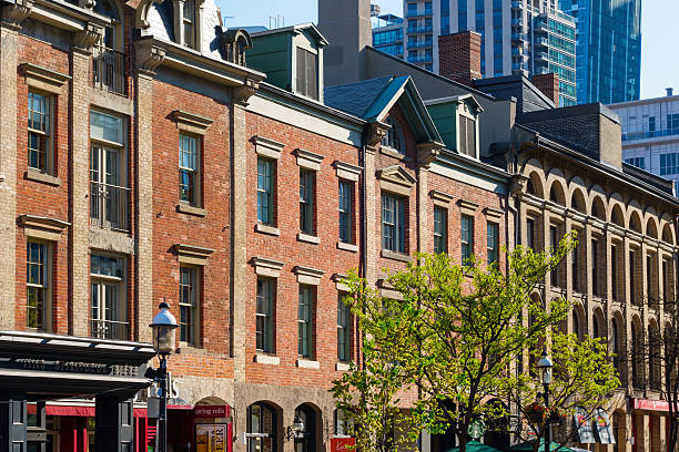 Old Town Toronto Canada Brick Facades