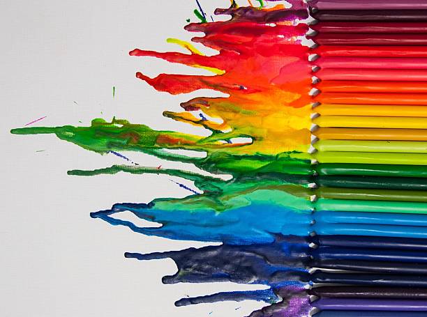 Melted Crayon Art Stock Photo - Download Image Now - Crayon, Melting,  Colors - iStock