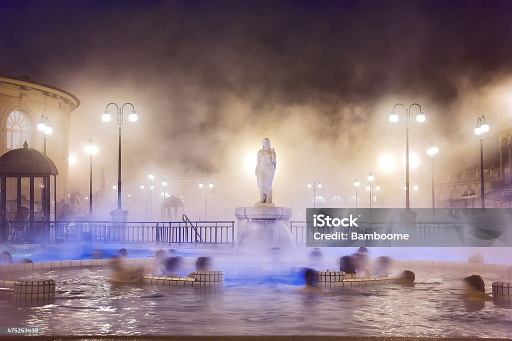 Szechenyi Spa in Budapest One of the many SPA in Budapest, Hungary Budapest Stock Photo