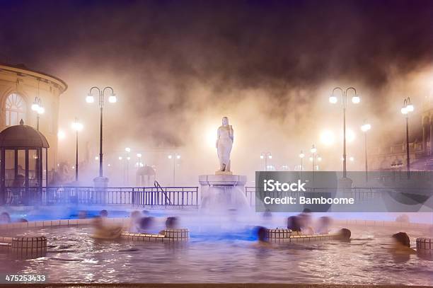 Szechenyi Spa In Budapest Stock Photo - Download Image Now - Budapest, Bathtub, Hot Spring