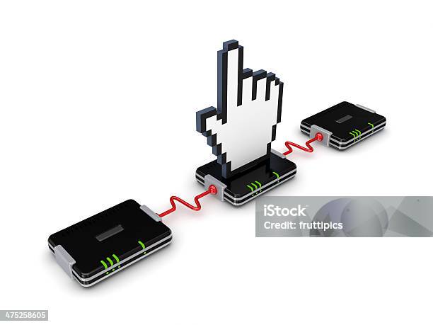 Foto de Conceito De Rede e mais fotos de stock de Acessibilidade - Acessibilidade, Cabo de conexão de rede, Computador