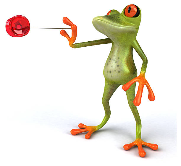 rana - frog three dimensional shape animal green foto e immagini stock