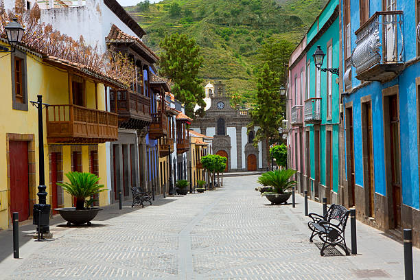 istock Gran Canaria Teror colorful facades 475267100