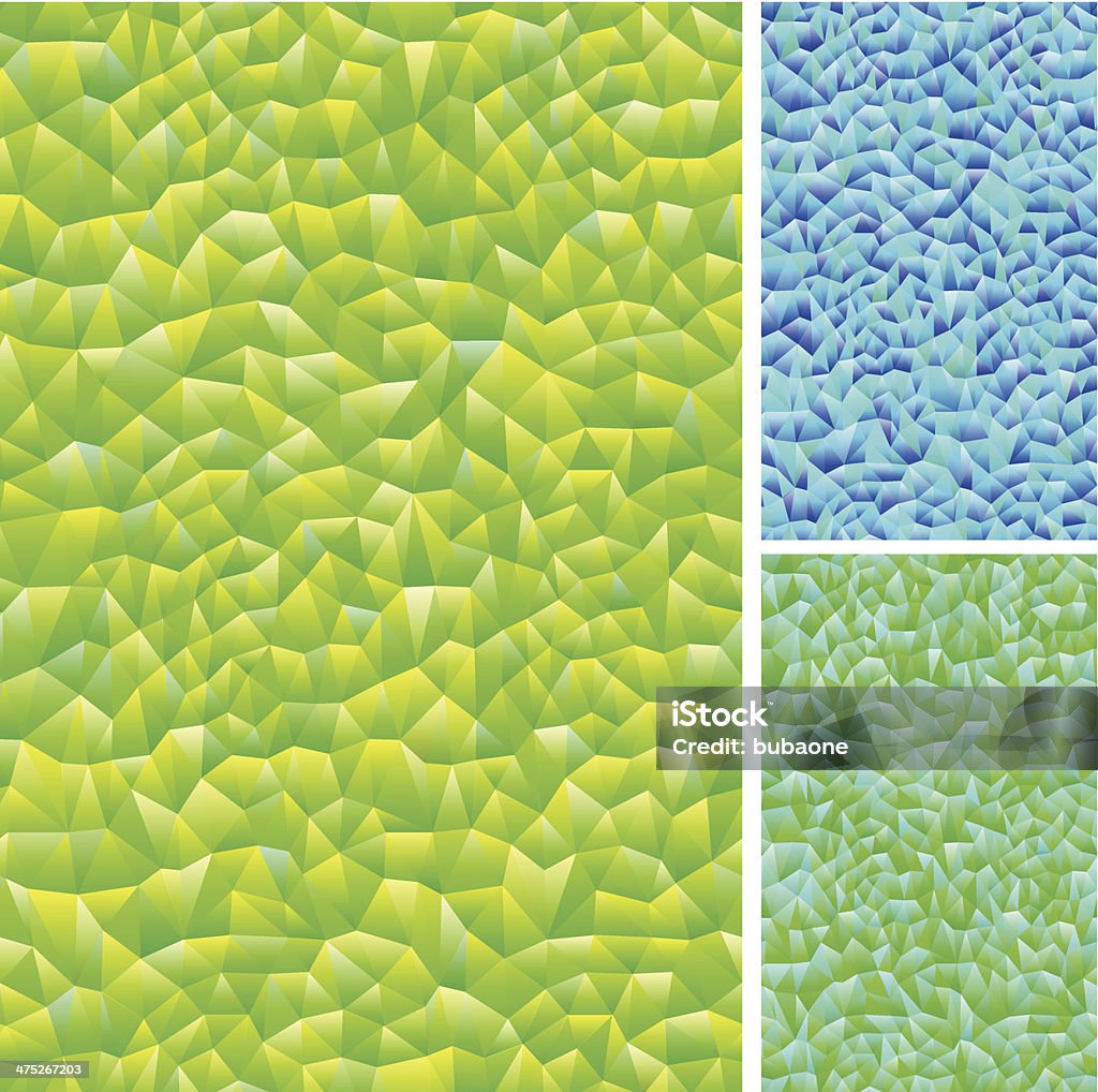 Triangular Pattern Color Set Stock Illustration - Download Image Now ...