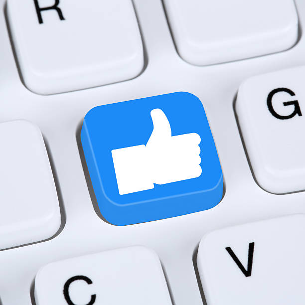istock Internet concept like button icon symbol thumb up social media 475268376