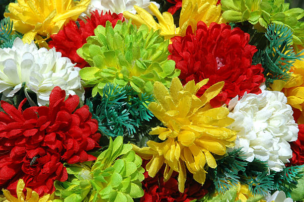 istock composition of colorful  the artificial flower decorations for b 475276678