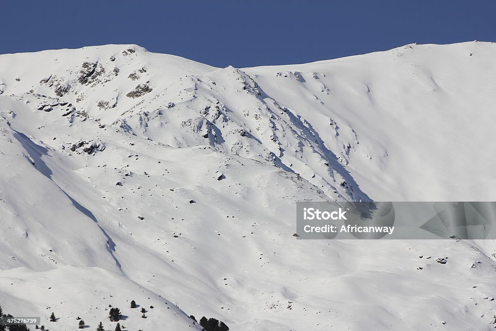 Зимняя панорама, горных вершин, Praxmar, Тироль, Австрия - Стоковые фото Австрия роялти-фри