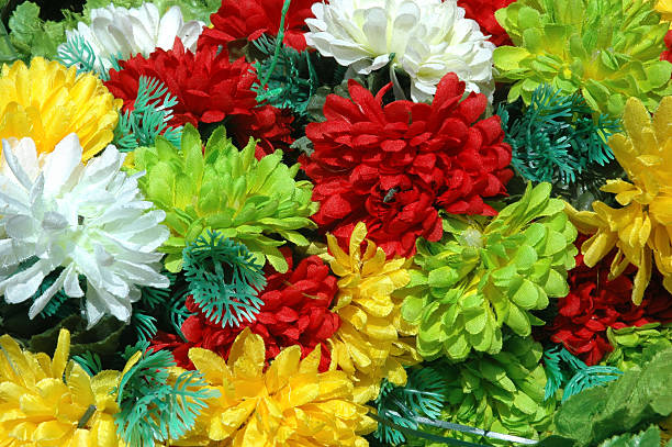 istock composition of colorful  the artificial flower decorations for b 475276882