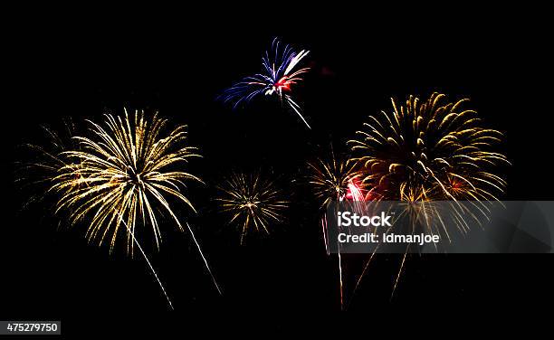 Beautiful Firework Stock Photo - Download Image Now - 2015, Abstract, Anniversary