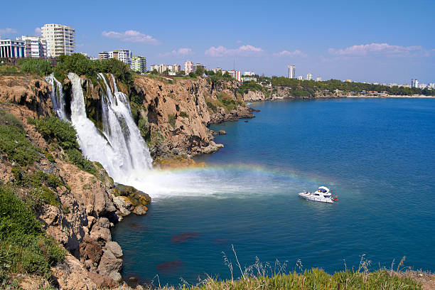 Cтоковое фото Wonderful Duden Водо�пад Радужный на реку в г. Анталия, Турция.