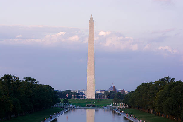 istock Reflecting Pool with Washington Monument in District of Columbia 475281758