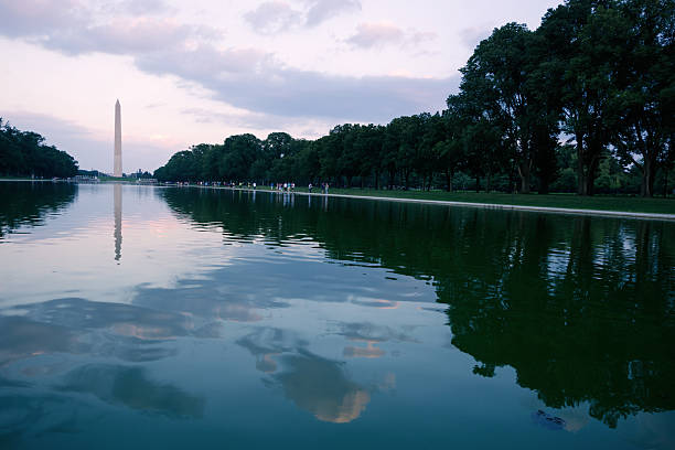 istock Reflecting Pool with Washington Monument in District of Columbia 475281766