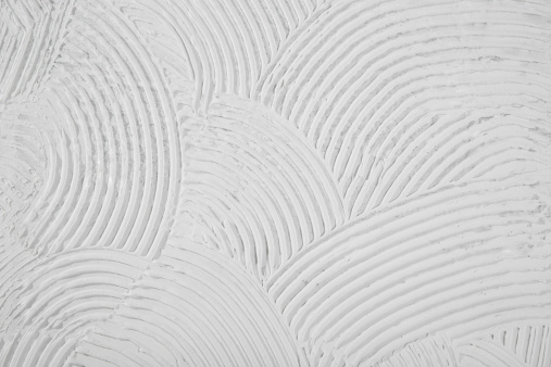 Texture of bend arc line, rough crest white background.