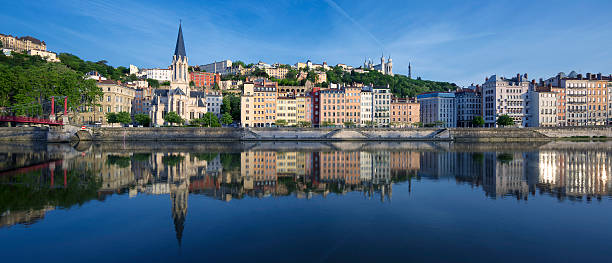 istock Panoramic view of Saone river in Lyon 475285138