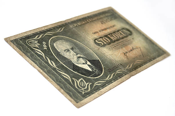 Tomas Garrigue Masaryk on an old banknote