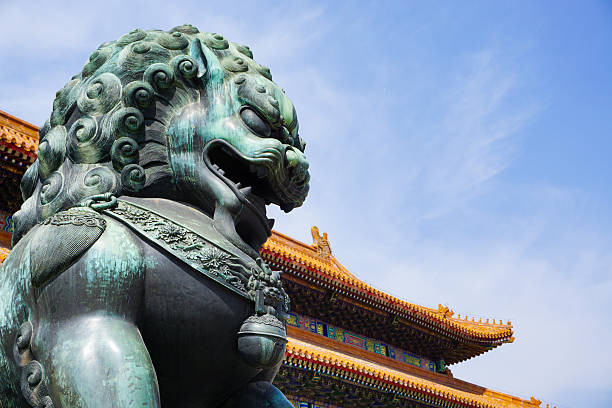 istock Lion Statue in Forbidden City 475285774