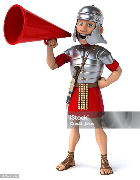 Roman Soldier Stock Photo - Download Image Now - Armed Forces, Army, Cartoon