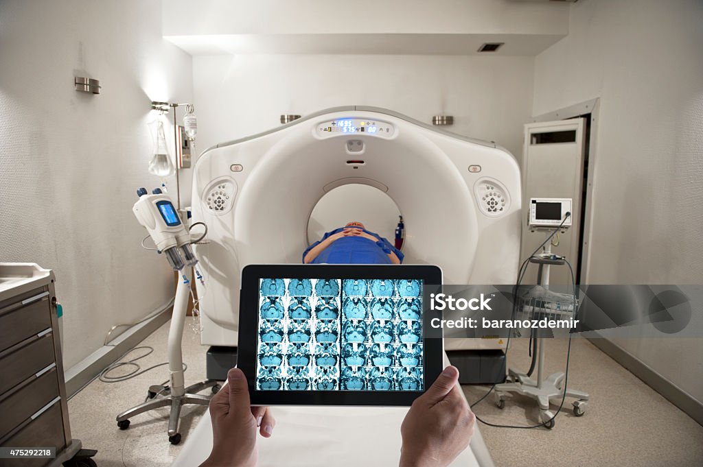 Medical Scan Health series:Tomography Tunnel-PET/CT,  2015 Stock Photo