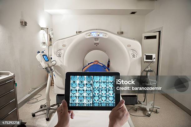 Medical Scan Stock Photo - Download Image Now - 2015, Bed - Furniture, CAT Scan