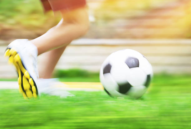 istock Football game slow motion 475292238