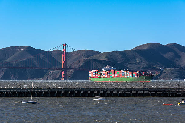 istock The Golden Gate Bridge and the container ship, San Francisco 475292752